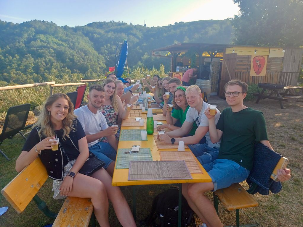 Pizza avond in de heuvels Pizza avond in de heuvels